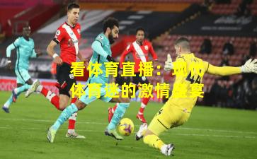 看体育直播:现代体育迷的激情盛宴