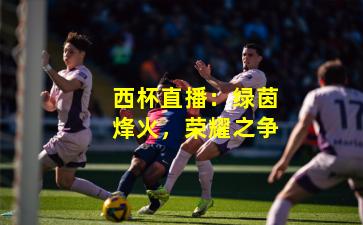 西杯直播:绿茵烽火,荣耀之争